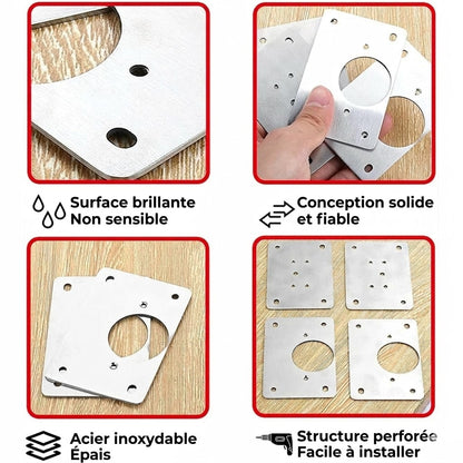 Kit de réparation professionnel pour charnières de placard