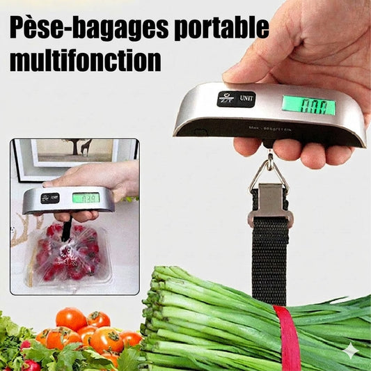 Pèse-bagage portable avec écran LCD