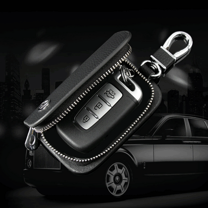 Étui de Clé de Voiture en Cuir de Luxe (Universel)