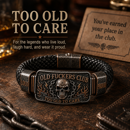 ☠️ Old Guys Club & Wild & Free 🪓 | Bracelet vintage édition limitée 2026
