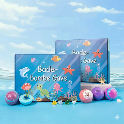 [Lot de 12] Bombes de bain magiques avec surprise - Jouets d'animaux marins à l'intérieur