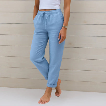 Pantalon en lin confortable