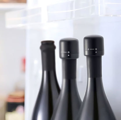 Bouchon à Vin sous Vide avec Pompe - Garde le Vin Frais Plus Longtemps