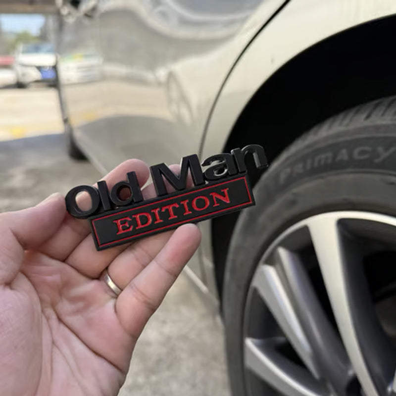Emblème de voiture – Design romantique pour hommes