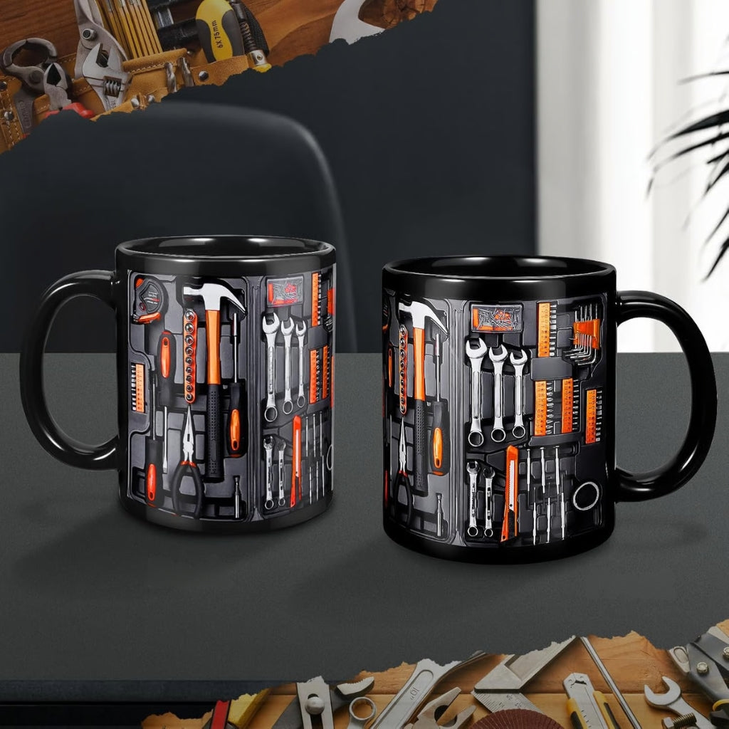 Mug Robuste - Design Boîte à Outils