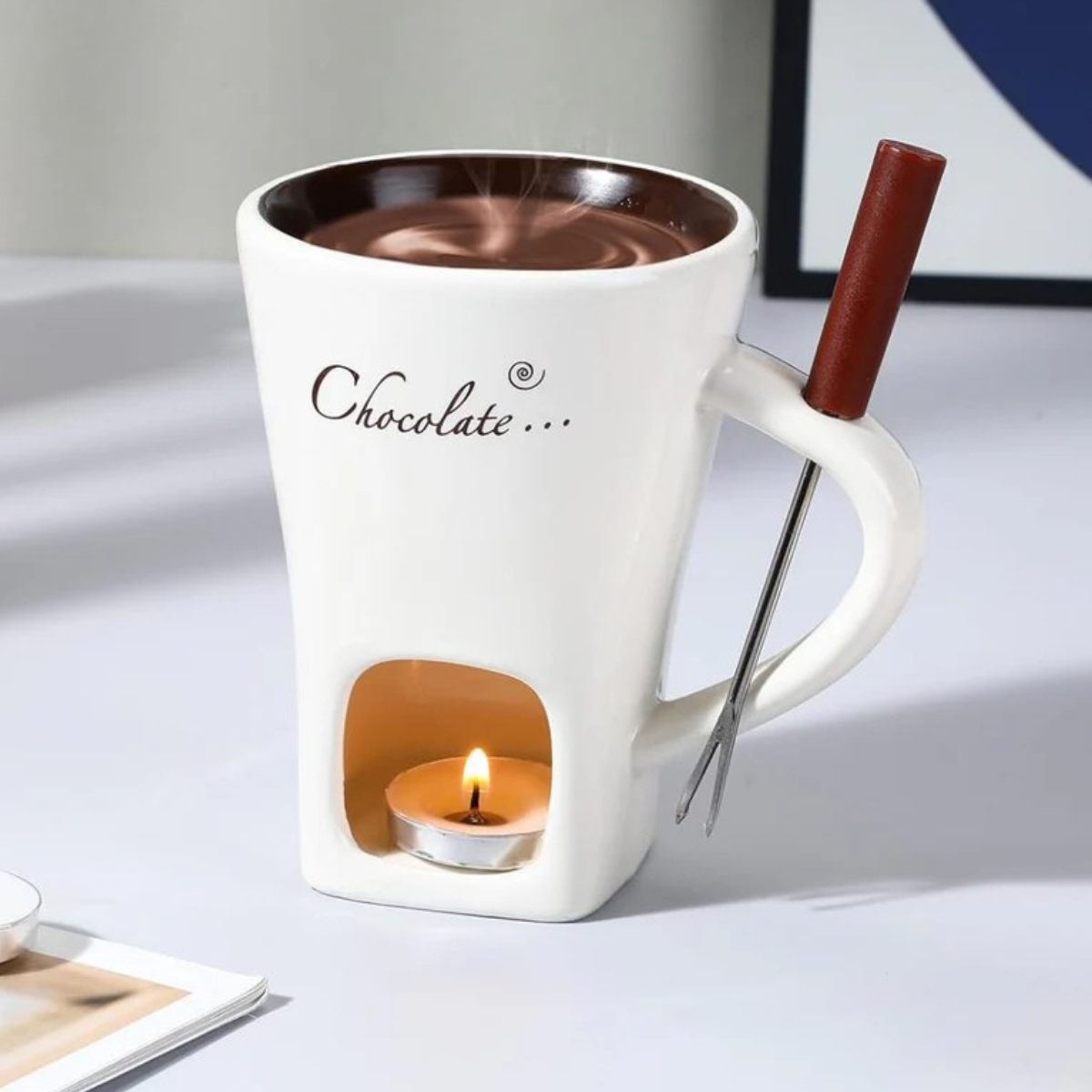 Tasse à Fondue au Chocolat