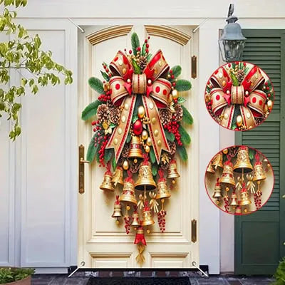 Toile de fond de Noël – Cloches de Noël