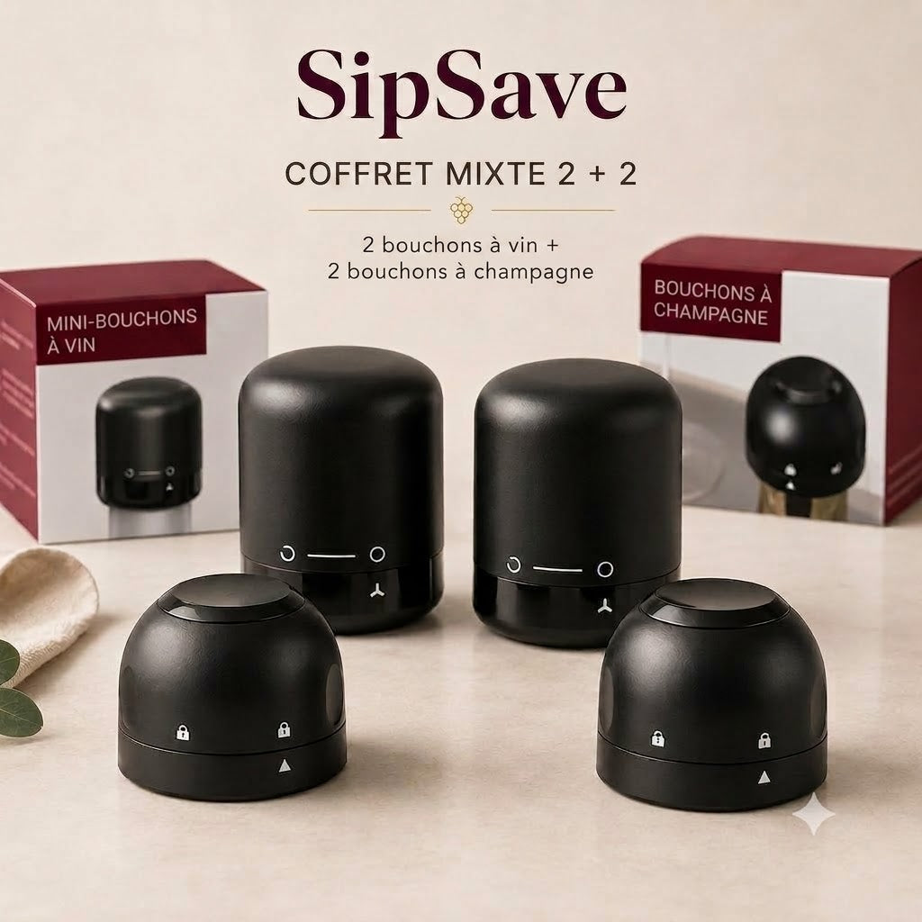 SipSave – Bouchons pour vin et champagne