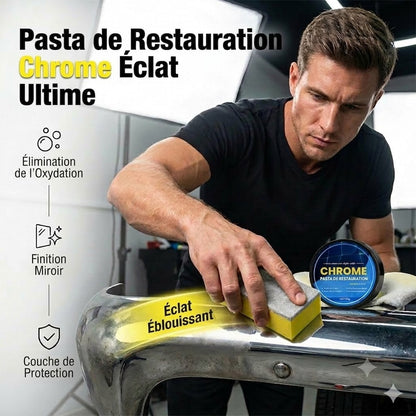 Pâte de réparation pour placage chrome