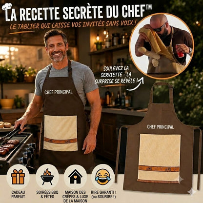 👨‍🍳 Le secret du chef – Ce tablier va épater vos invités ! 😂