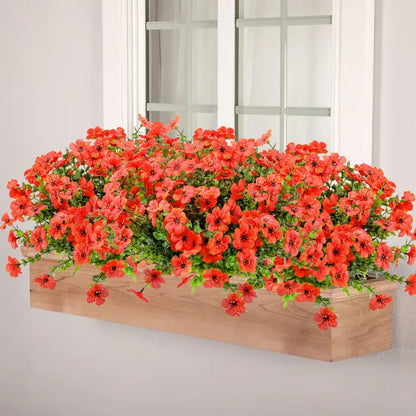 Fleur artificielle résistante aux UV - 4 pièces