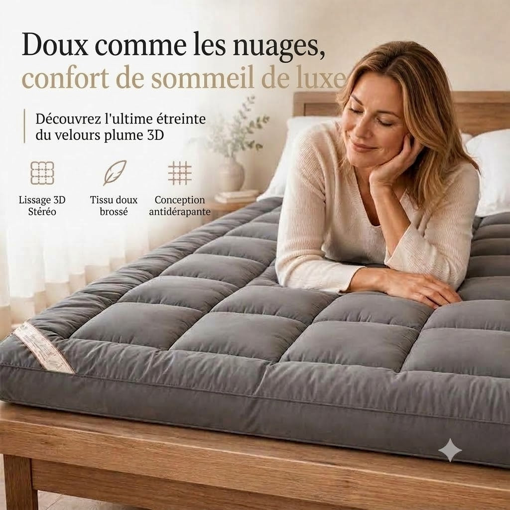 Protège-matelas matelassé doux
