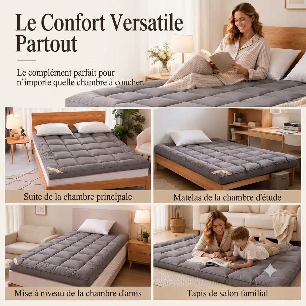 Protège-matelas matelassé doux