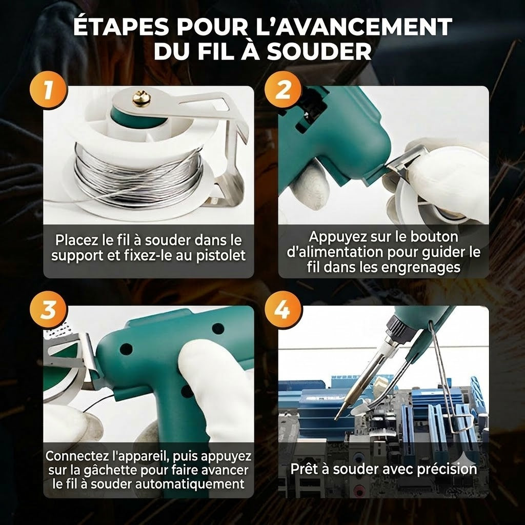 ⚒️ Kit fer à souder 80W efficace – 12 pièces