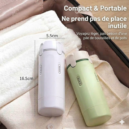 Distributeur de voyage portable 4-en-1