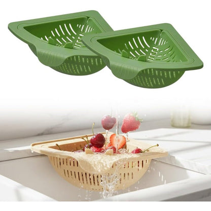 Passoire d'angle magnétique pour évier – Panier à déchets pour évier