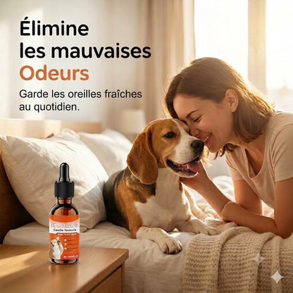 Gouttes auriculaires douces pour chiens – Pour les soins quotidiens