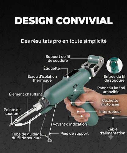 ⚒️ Kit fer à souder 80W efficace – 12 pièces
