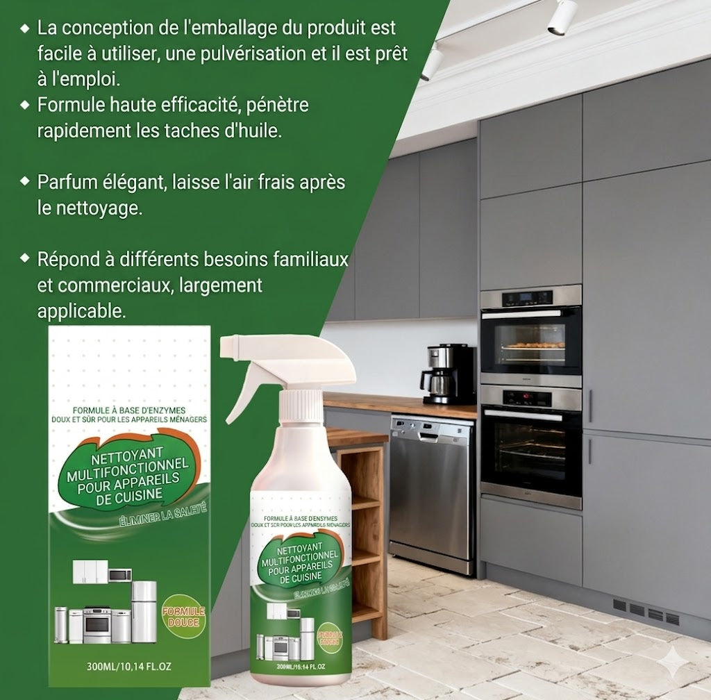 Mousse nettoyante enzymatique multifonctionnelle – Puissant détachant