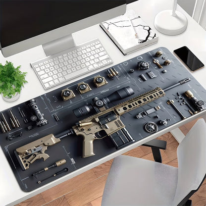 Tapis de bureau militaire 3D