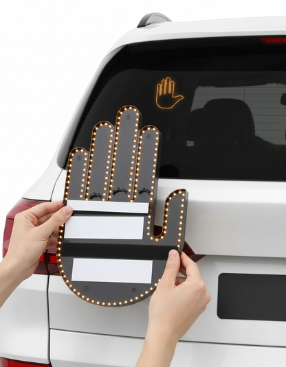 Feux de voiture LED en forme de main