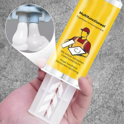Kit de Réparation de Carrelage – Répare fissures et éclats comme neuf – Étanche et inaltérable – Pour céramique, pierre et porcelaine