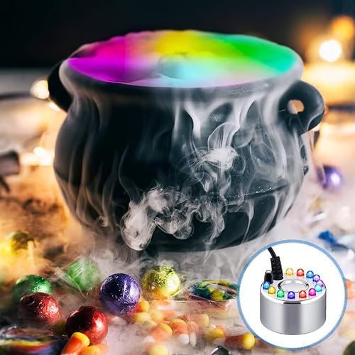 Brumisateur à ultrasons 12 LED – Crée une brume fraîche et une lumière colorée