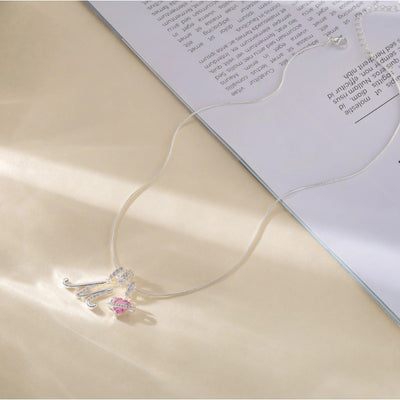 Élégant collier avec pendentif cœur