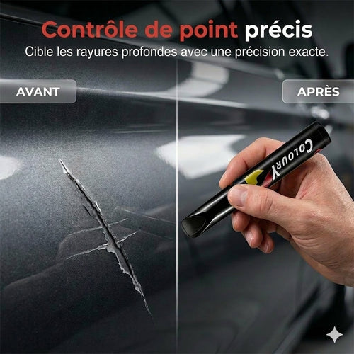 🚗 Stylo de retouche peinture One-Touch pour voitures – Efface-rayures & Réparation de peinture ✏️