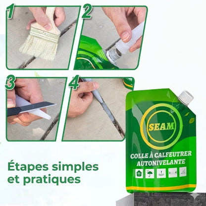 Colle de réparation polyvalente pour joints de sol et de mur
