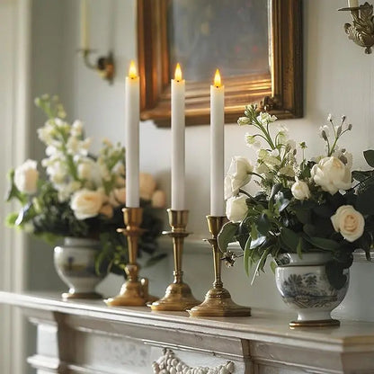 Bougies LED rechargeables atmosphériques avec télécommande et minuterie