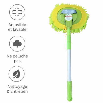 Balai de lavage de voiture télescopique