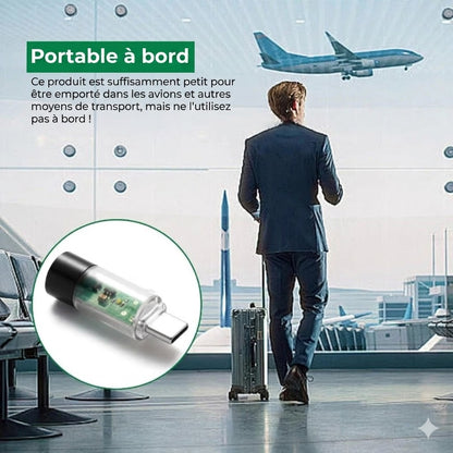 Mini briquet plasma - Rechargeable par USB-C
