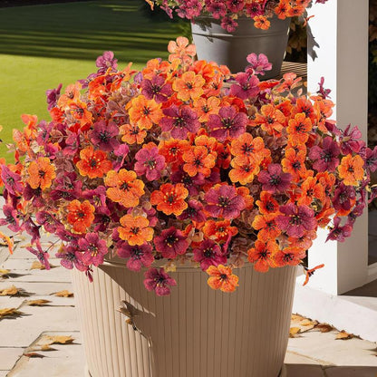 Fleurs Artificielles pour Décoration de Jardin – Lot de 8 Pièces pour Extérieur