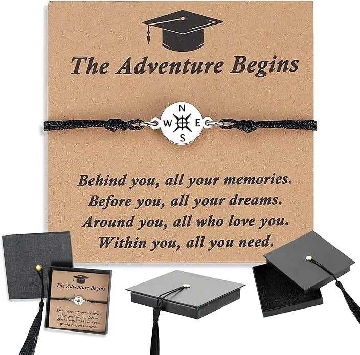 Cadeau de remise de diplôme significatif – Bracelet ajustable avec un beau message