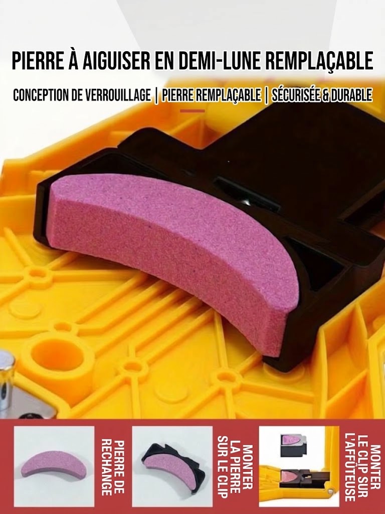 Affûteuse de tronçonneuse compacte