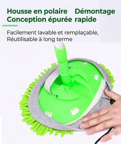 Balai de lavage de voiture télescopique