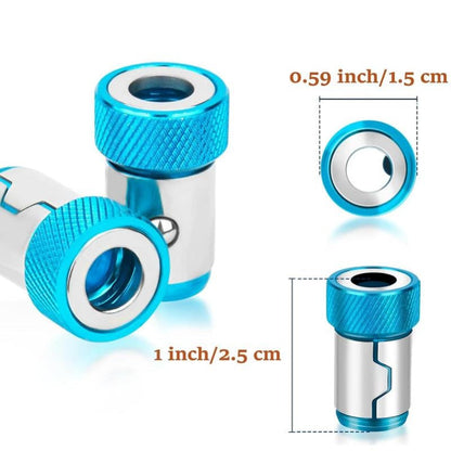 Anneau magnétique universel pour embouts de vissage – Lot de 3 pièces