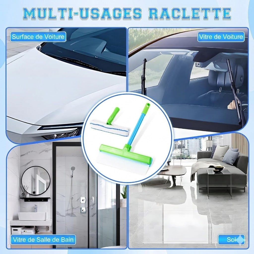 Kit d'essuie-glaces sans traces - Universel - Silencieux & Durable