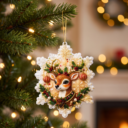 Kit de broderie diamant DIY 6 pièces pour décorations de Noël