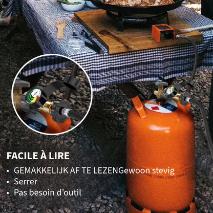 Manomètre professionnel pour gaz propane