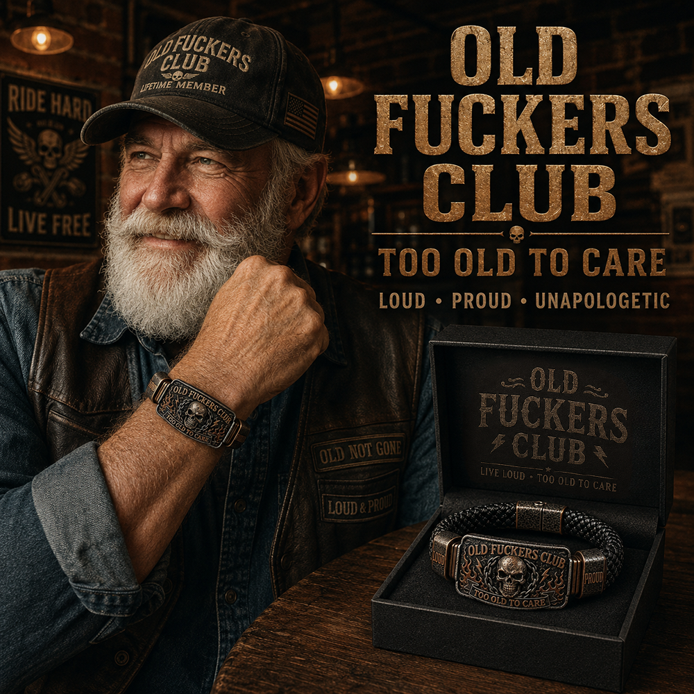 ☠️ Old Guys Club & Wild & Free 🪓 | Bracelet vintage édition limitée 2026