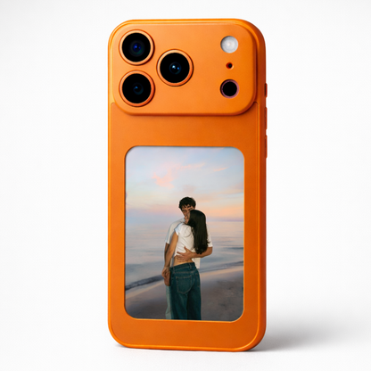 Coque NFC E-Ink Pixly pour iPhone - Étui Intelligent avec Écran Personnalisable (Photos DIY)