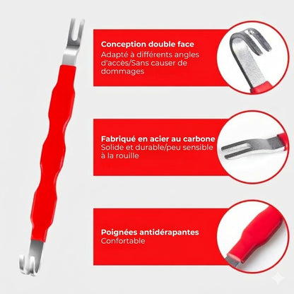 Kit de pinces de déconnexion pour voiture - Outil multifonction