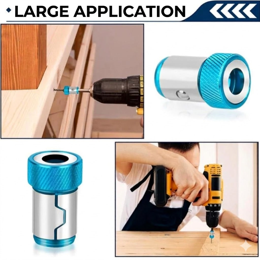 Anneau magnétique universel pour embouts de vissage – Lot de 3 pièces