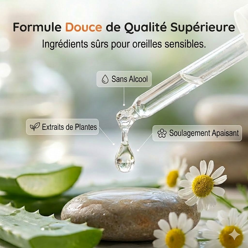 Gouttes auriculaires douces pour chiens – Pour les soins quotidiens