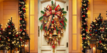 Toile de fond de Noël – Cloches de Noël