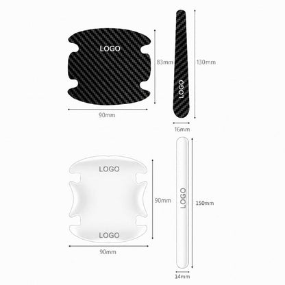 Film de protection anti-rayures pour poignée de porte de voiture – Lot de 8 protections adhésives pour poignées de porte