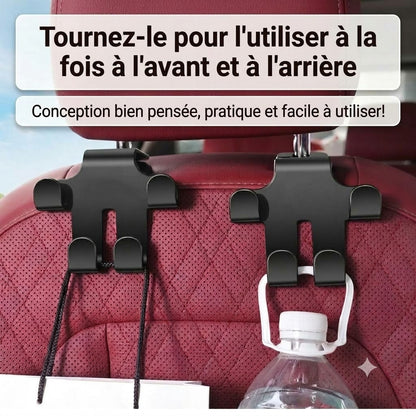 Crochets pour appui-tête de voiture (Lot de 2)