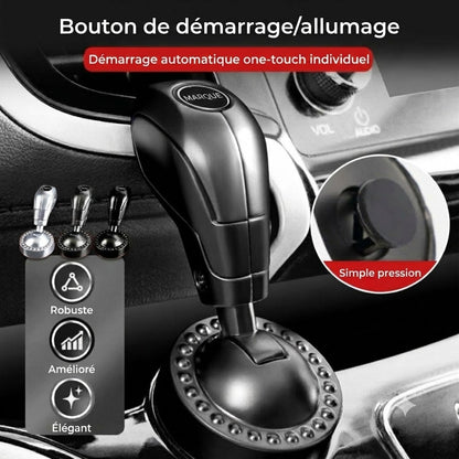 🚗 Levier à bascule Start/Stop pour voiture – Cache décoratif pour bouton de démarrage 🕹️